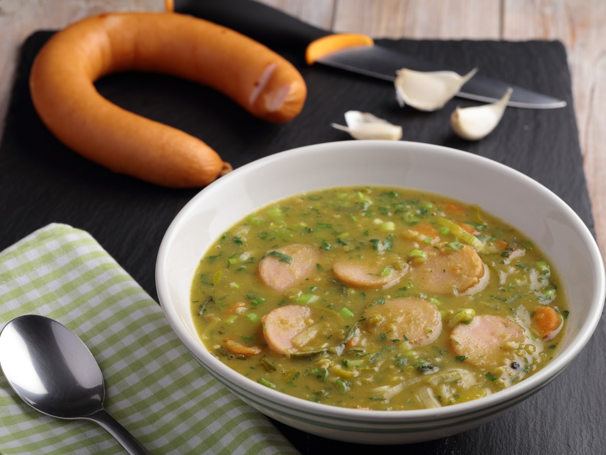 Klassische Erbsensuppe Rezept