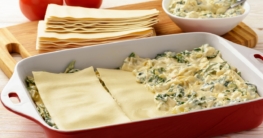 Feta Spinat Lasagne